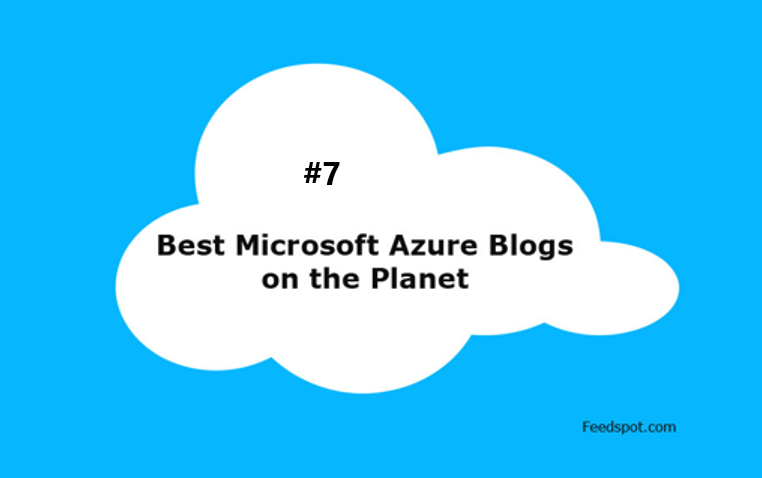 Great news. I’m listed at #7 this year in the top 50 Microsoft Azure Blogs and Websites To Follow in 2020.