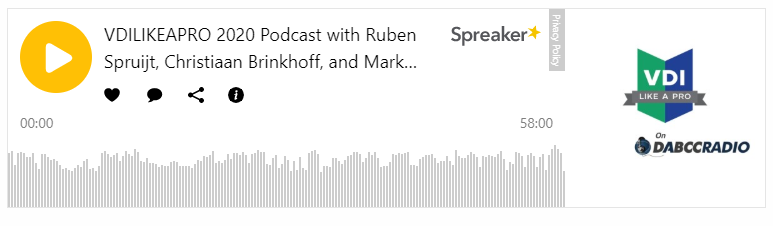 DABCC Radio – VDILIKEAPRO 2020 Podcast with Ruben Spruijt, Christiaan Brinkhoff, and Mark Plettenberg – Episode 319