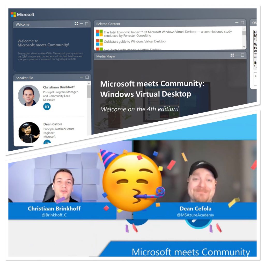 #4 Microsoft meets Community: Azure Virtual Desktop (fourth – One Year Anniversary edition) recap and content sharing